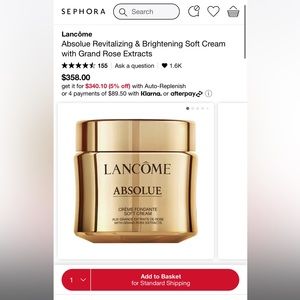 Lancôme Absolue Soft Cream - 15 ML Size